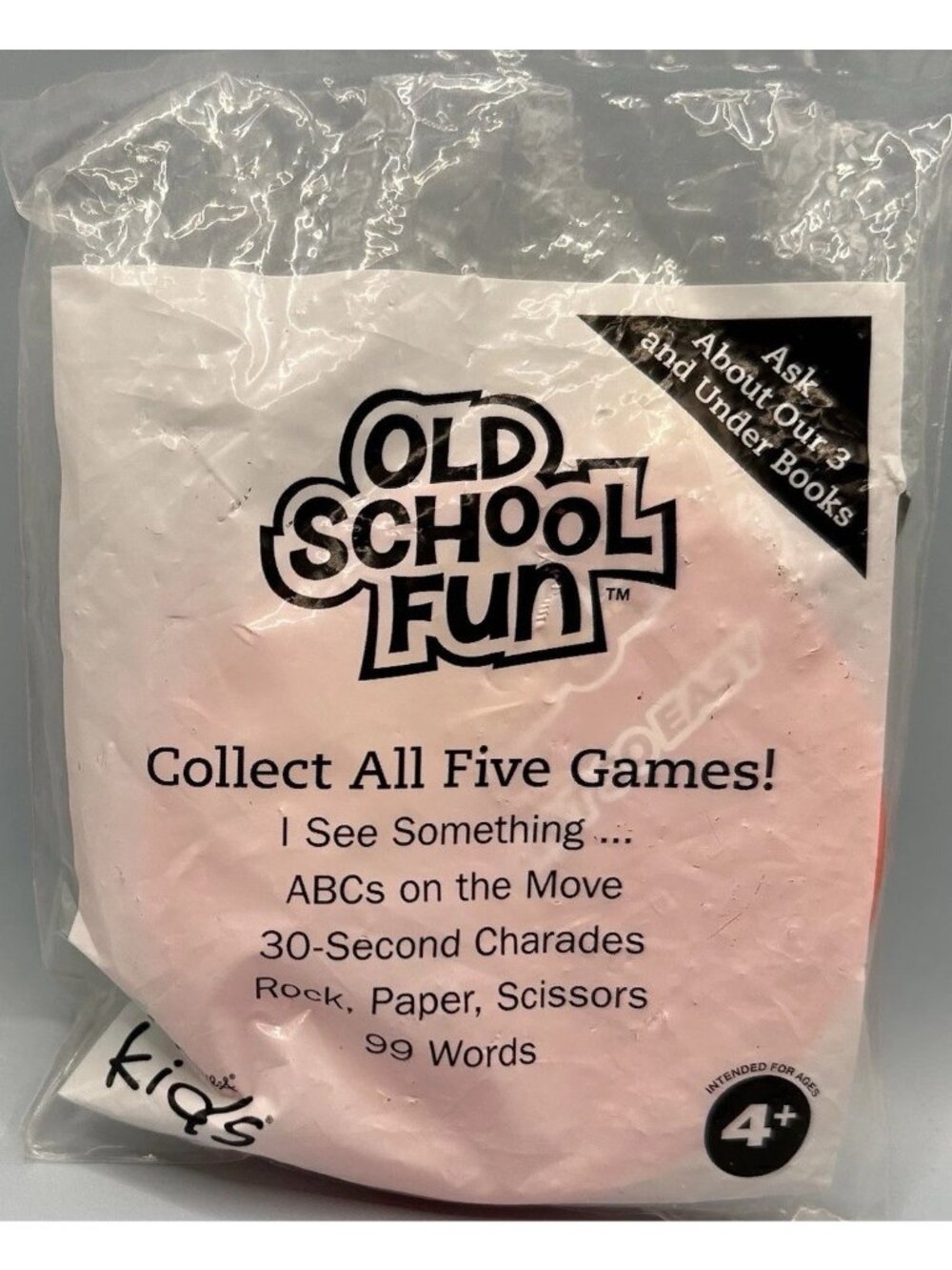 Chick-fil-A Kid's Old School Fun Game I See Something In Package